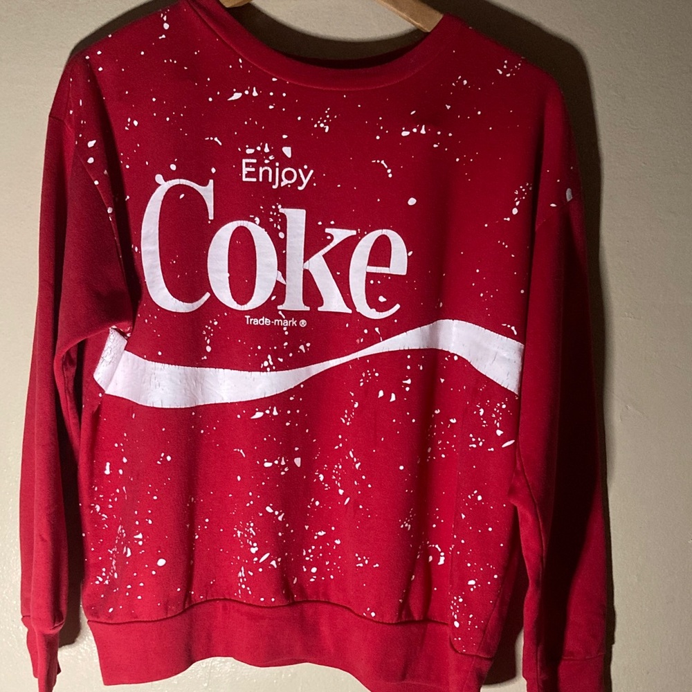 Coca Cola Red Women's Crew Neck Sweater